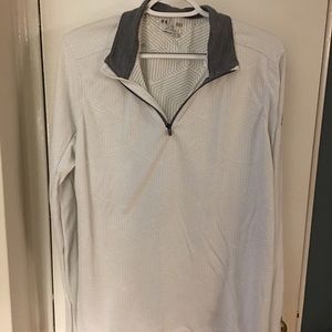 Under armour mens large white long sleeve